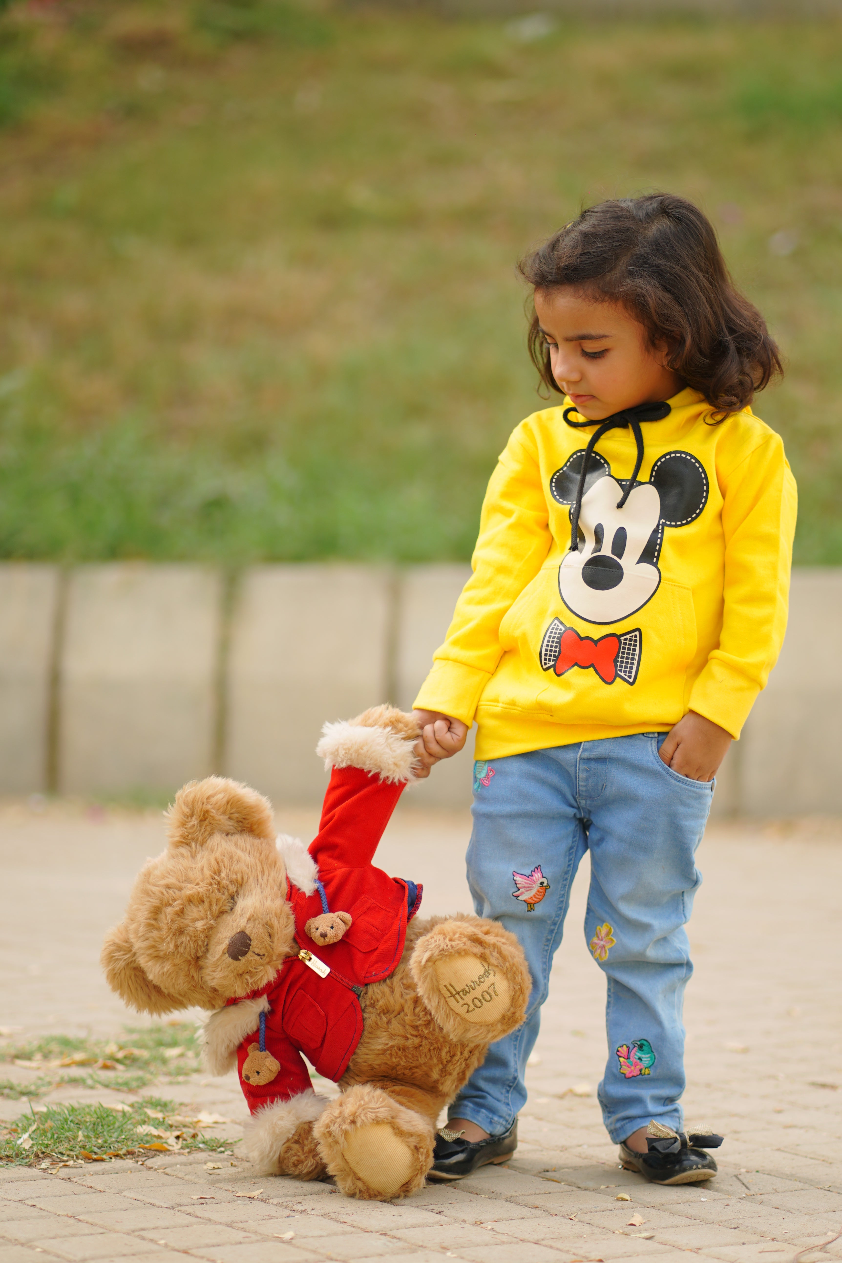 Free Delivery over all Hunz Kids Winter Collection Baba & Baby in Yellow